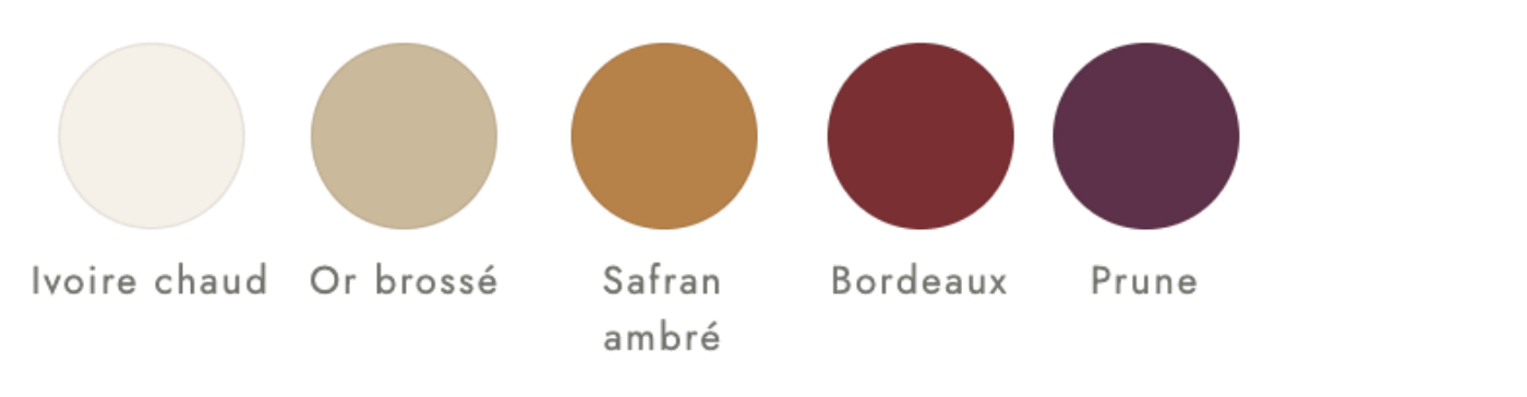 couleurs chaudes mariage Bridgerton